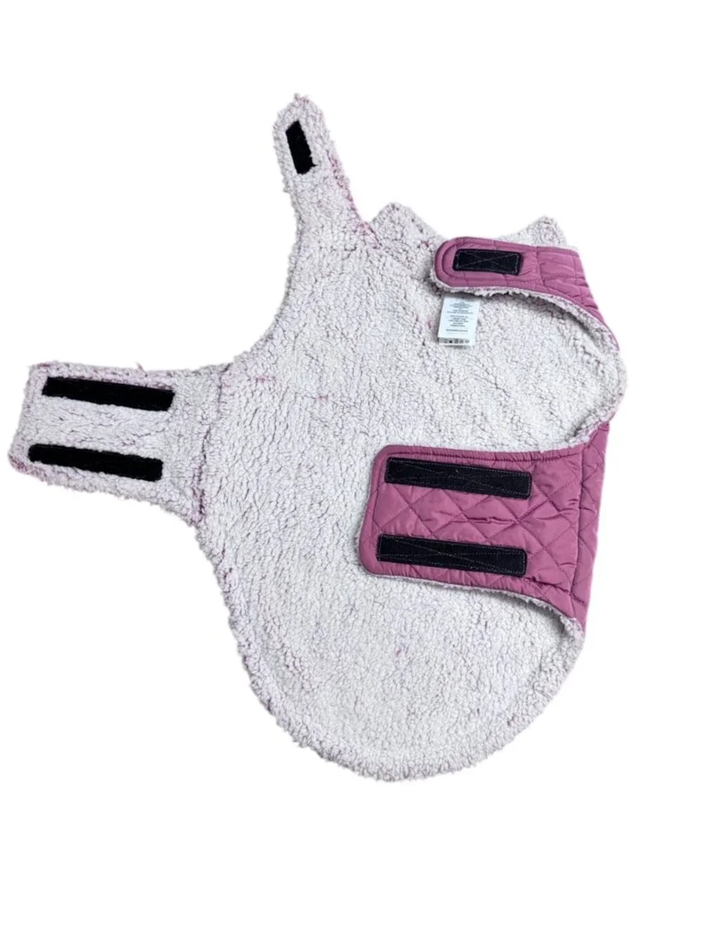 Medium Size Quilted Faux Fur Dog Jacket By Free Country